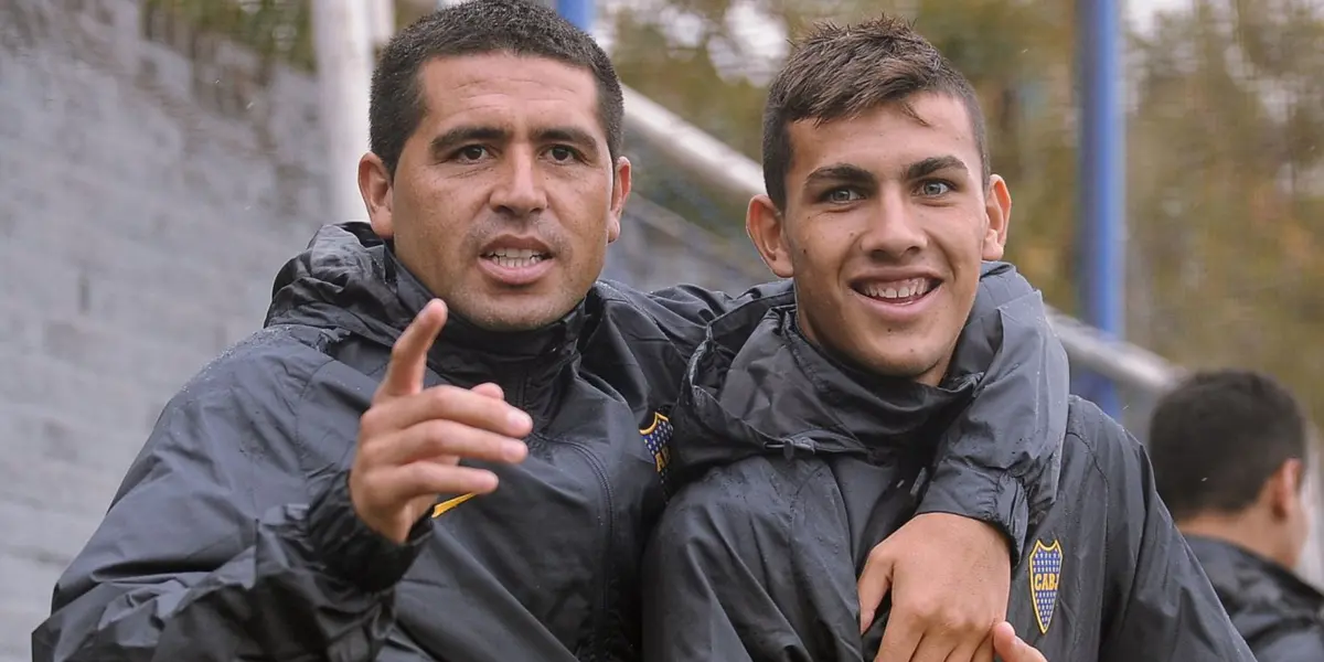 Leandro Paredes y Juan Román Riquelme