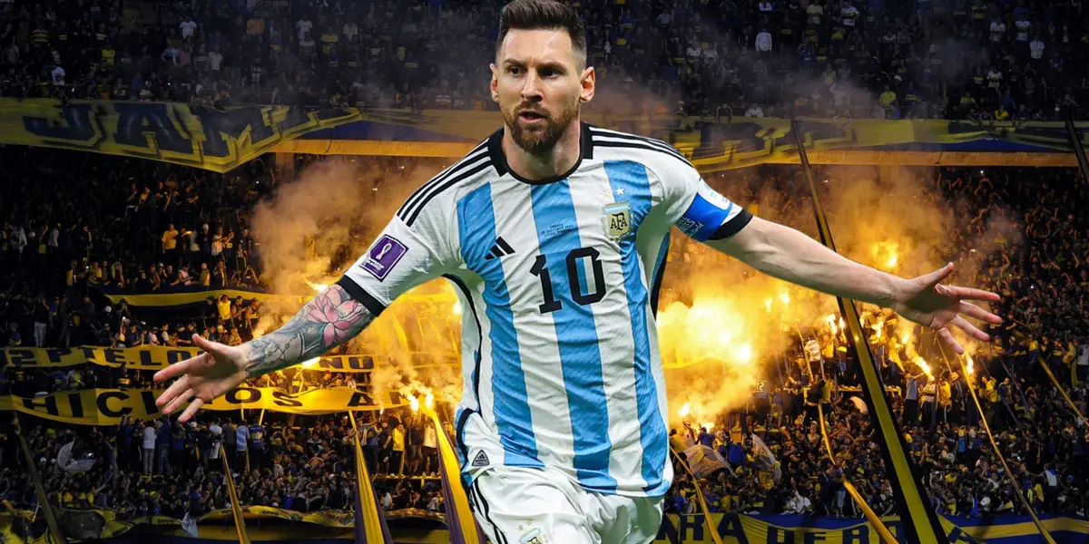 Lionel Messi fue ovacionado en la Bombonera y así fue su reacción.