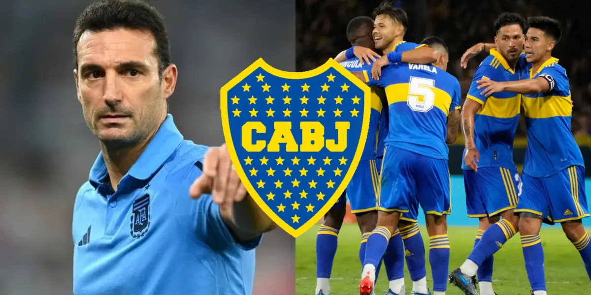 Lionel Scaloni sigue atento a una de las figuras de Boca Juniors.