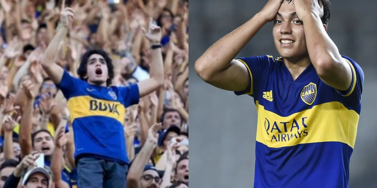 Luego del tercer gol de Patronato, el Changuito que había entrado por Sebastián Villa en el segundo tiempo, tuvo un gesto que representó a todos los hinchas.