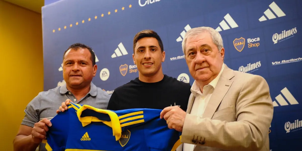 Miguel Merentiel fue presentado como el segundo refuerzo de Boca para esta temporada.