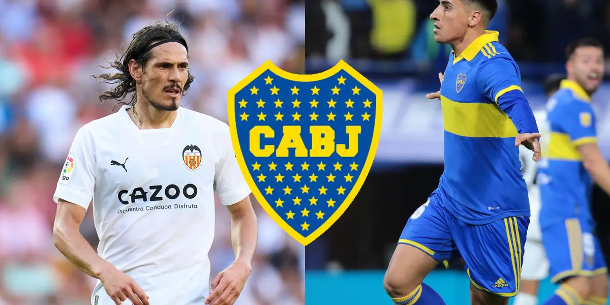 Miguel Merentiel pone en duda la llegada de Edinson Cavani a Boca Juniors.