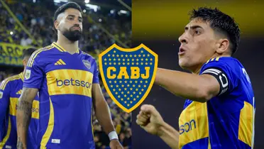 Milton Giménez y Miguel Merentiel