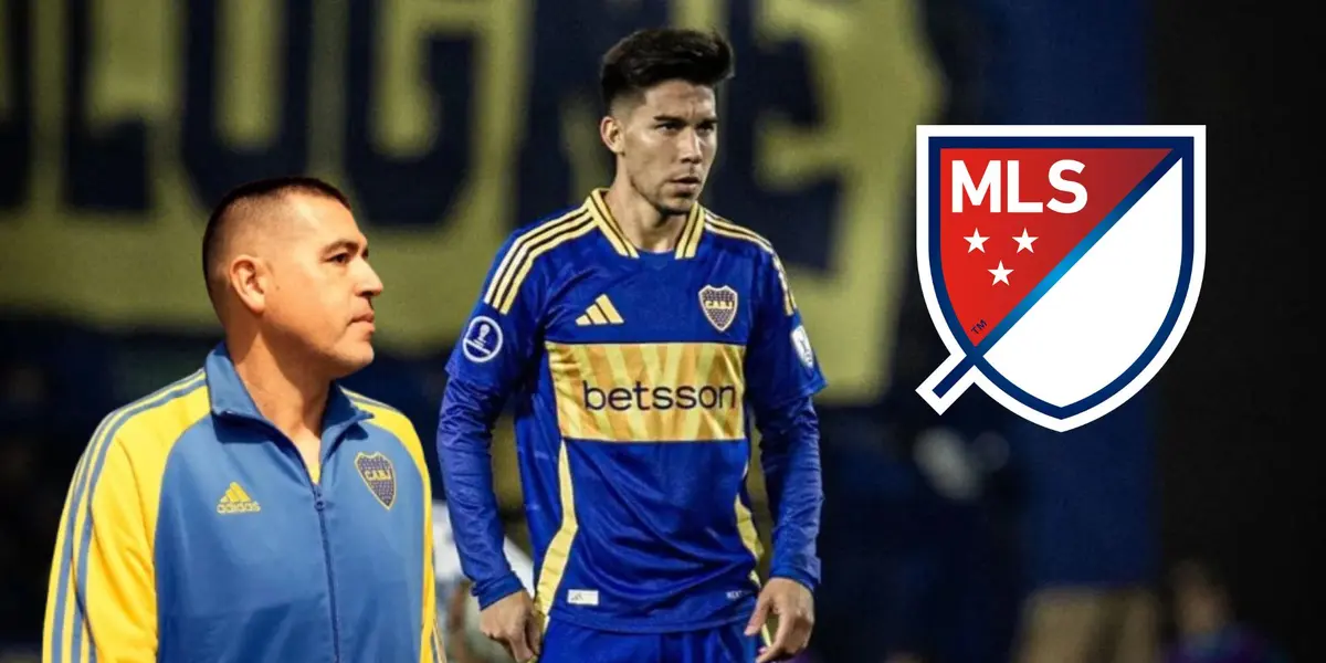 Pol Fernández - Juan Román Riquelme (Foto: Boca Juniors)