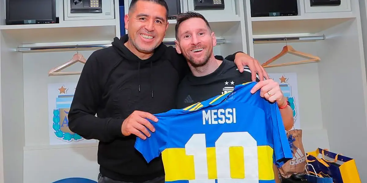 Revelan que Lionel Messi podría ponerse la camiseta de Boca Juniors en la despedida de Juan Román Riquelme y la condición que pide.