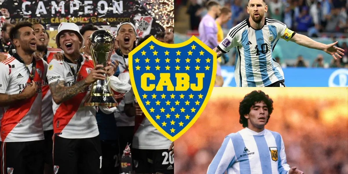 Revelan que una leyenda de River Plate deja a Juan Román Riquelme en lo más alto del fútbol argentino.