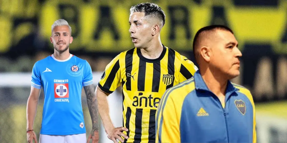 Riqeuelme con Piovi y Leo Fernández/FOTO: Futbol Total