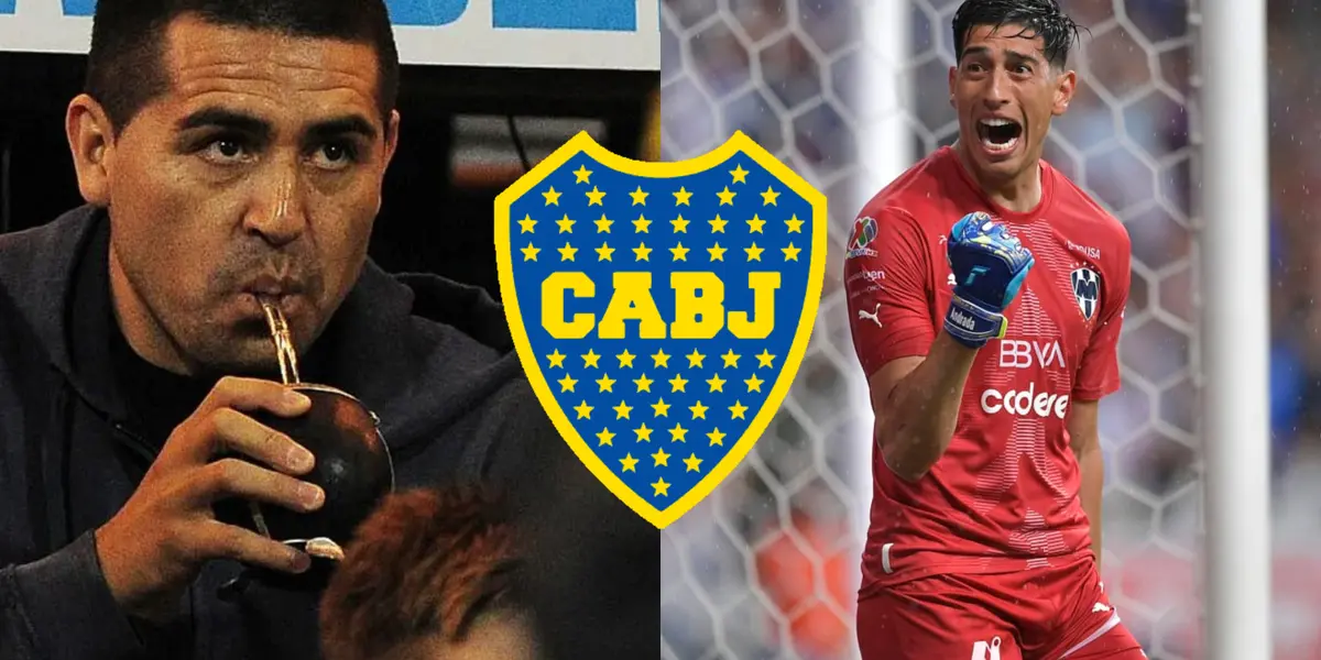 Riquelme tomando mate junto a Esteban Andrada.