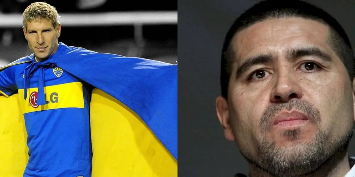 Se vio al máximo goleador de la historia Xeneize junto con un competidor de Riquelme dentro de la política del club.