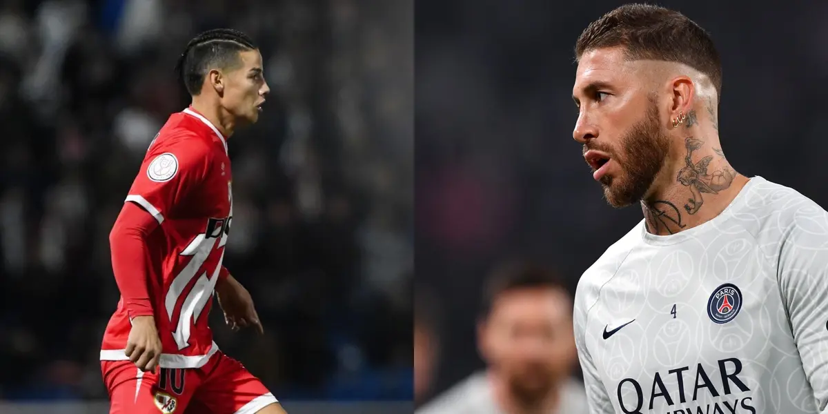 Sergio Ramos y James Rodríguez