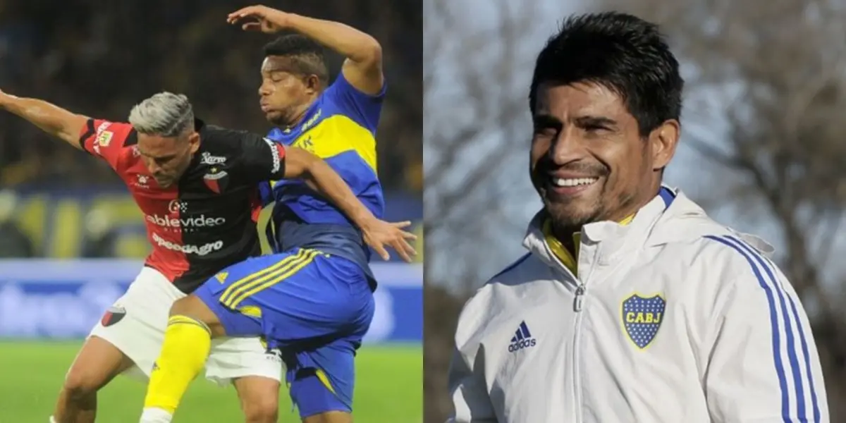 Su último partido fue en noviembre del año pasado, hoy volvió y le está dando el triunfo parcial al Xeneize.