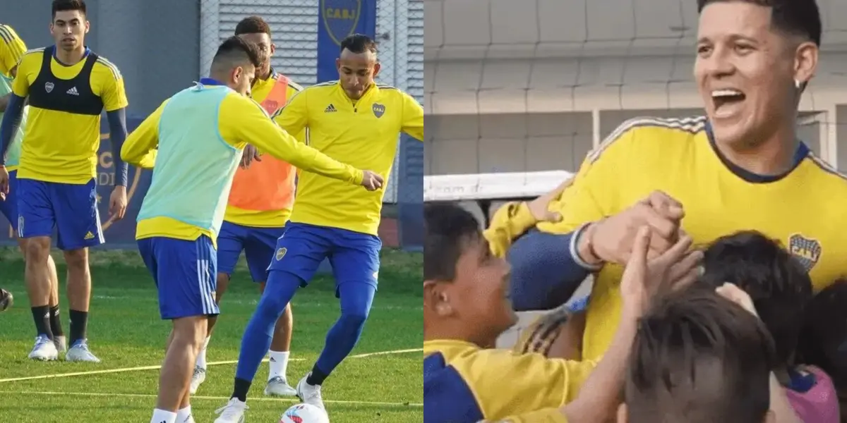 Tras la victoria ante Estudiantes, el Xeneize se entrena pensando en Patronato y durante las prácticas del día martes nos dejaron este gran gesto.