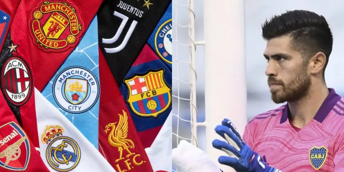 Un club del fútbol europeo está preguntando condiciones por el arquero y su futuro en el Xeneize podría estar cada vez más lejos.