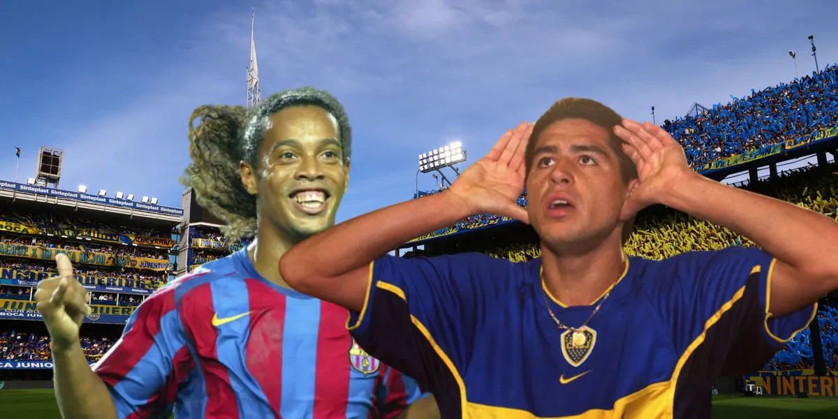 Un ex Boca reveló que Juan Román Riquelme fue incluso mejor futbolista que Ronaldinho.