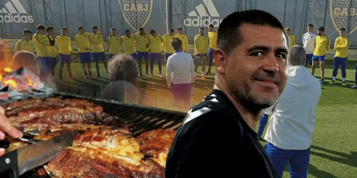 Un histórico del Xeneize y actual DT del Senior del club, dio detalles sobre el famoso asado de Riquelme posterior a las prácticas.