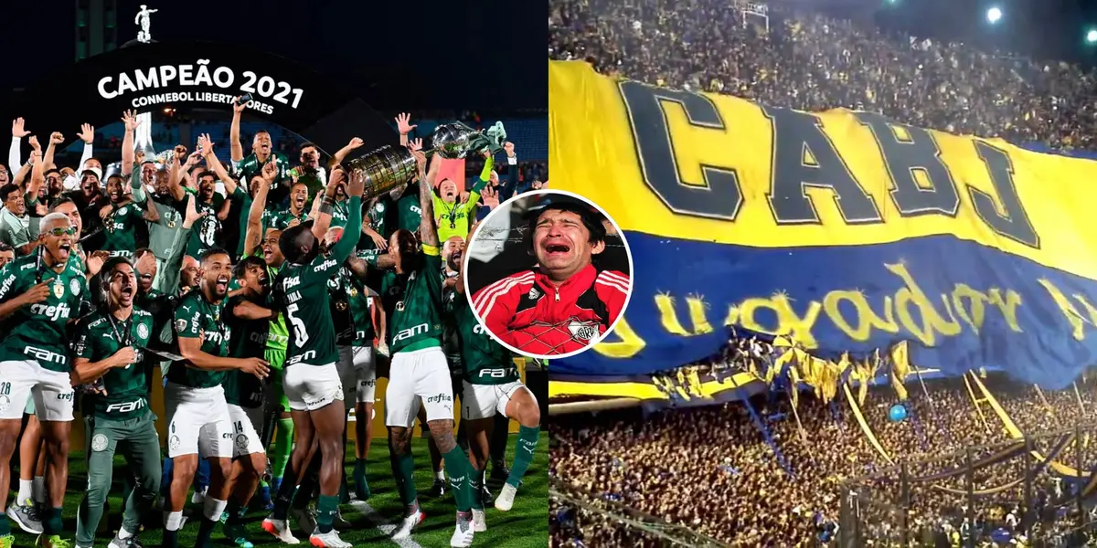 Un jugador del Verdao, que se encuentra en semifinales de la Copa Libertadores, fue consultado sobre que equipo prefiere entre Boca y River. La historia es la de siempre.