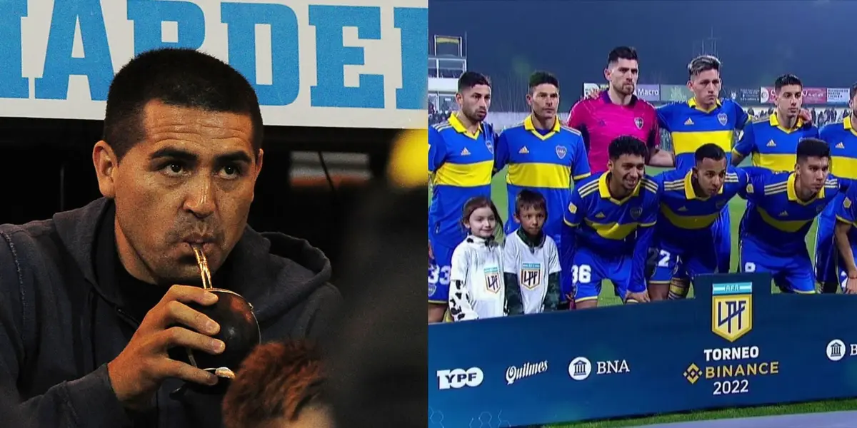 Un jugador del Xeneize que no fue convocado y no solía estar junto al plantel, apareció en el banco para apoyar a sus compañeros.