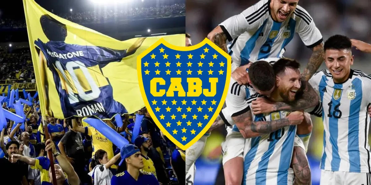 Uno de los campeones del mundo con Argentina en Qatar fue visto en la Bombonera alentando a Boca Juniors.
