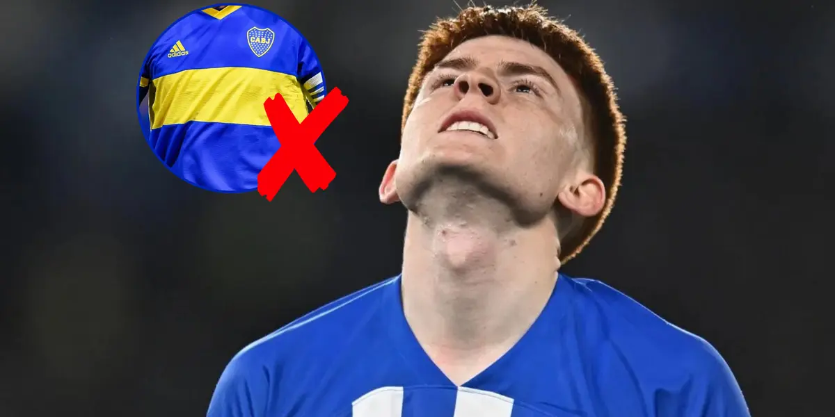 Valentín Barco durante el choque ante Manchester City.