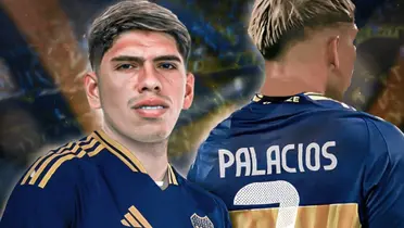 Vidal le advierte a Palacios sobre la presión en Boca. Foto: Instagram