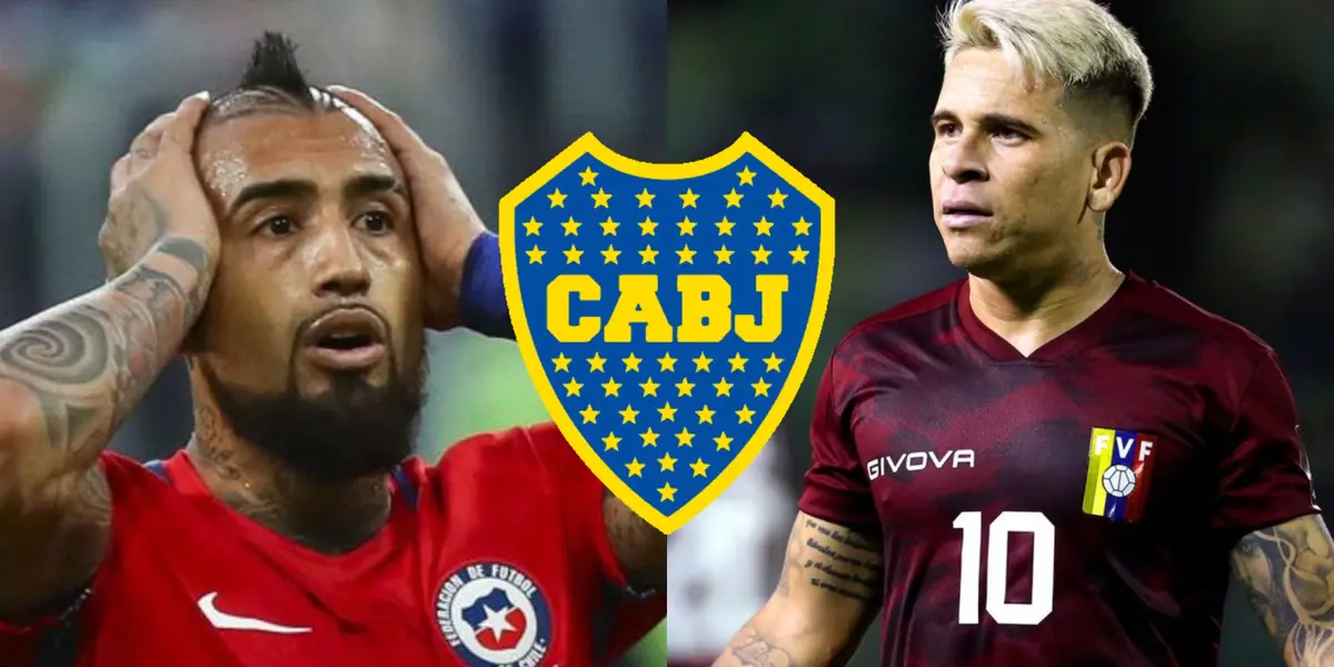Yeferson Soteldo le dio una mano a Arturo Vidal para que este se convierta en refuerzo de Boca.