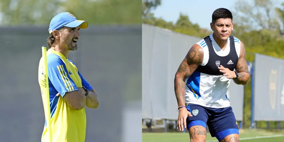 Diego Martínez y Marcos Rojo.