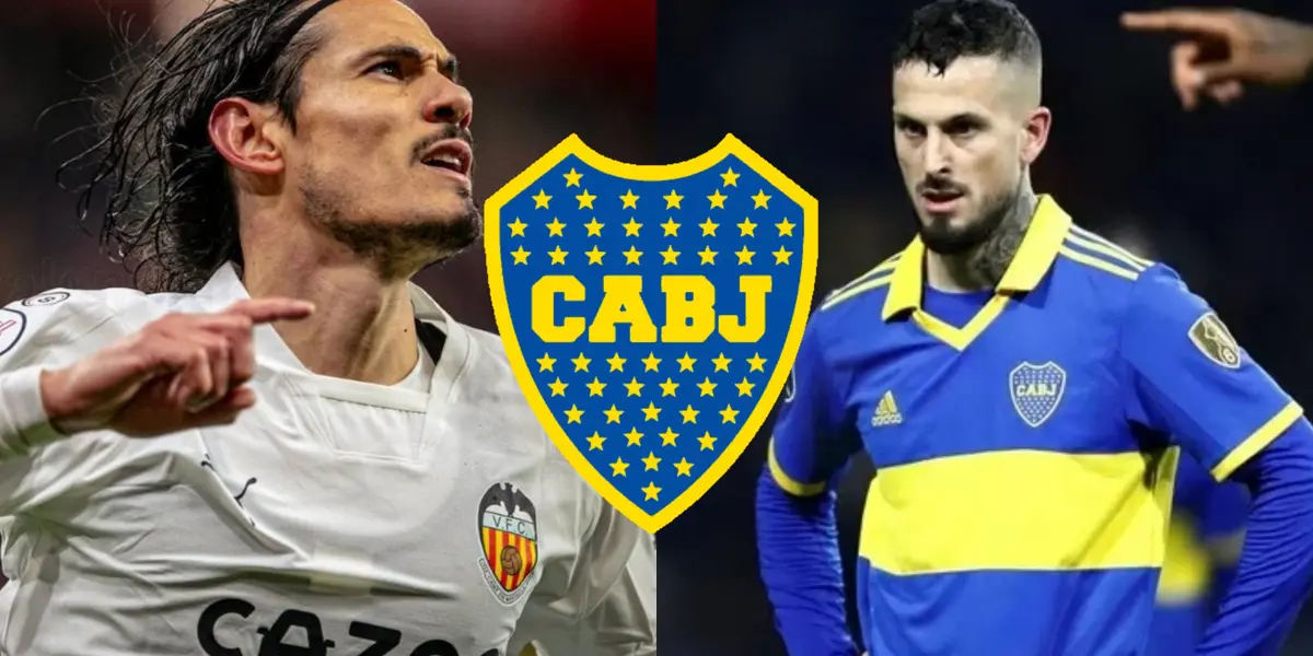 Edinson Cavani demuestra sus ganas de jugar en Boca Juniors.