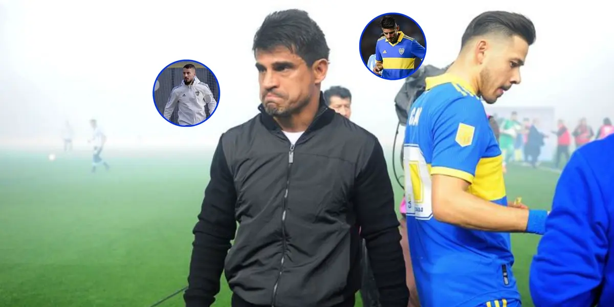 El técnico del Xeneize habló acerca del encuentro que tuvieron ambos jugadores en el vestuario y dejó en claro su postura.