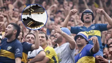 Hinchas de Boca alentando al equipo en la Bombonera.