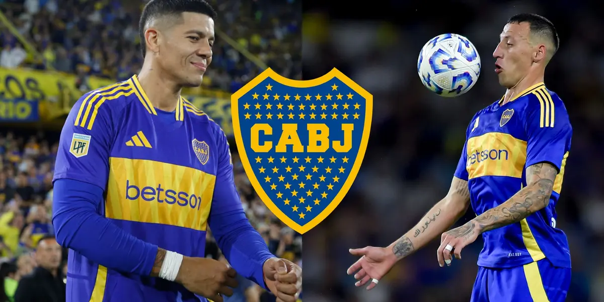 Marcos Rojo y Cristian Lema