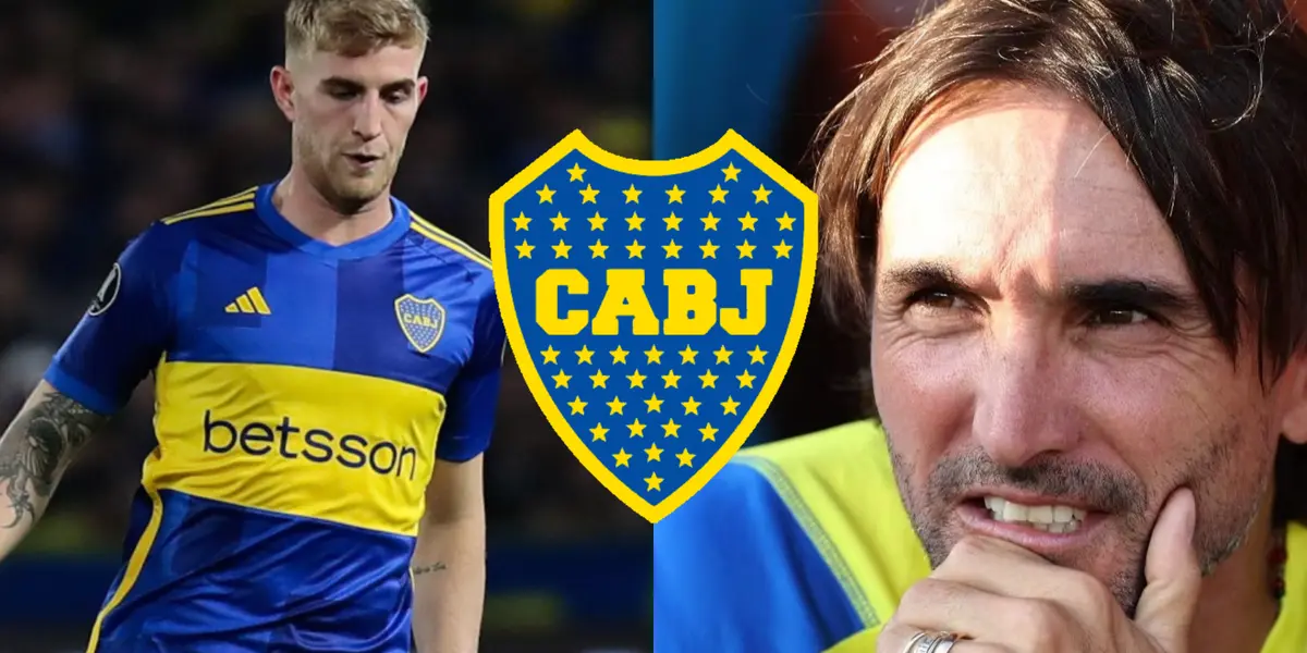 Nicolás Valentini y a su lado Diego Martínez.